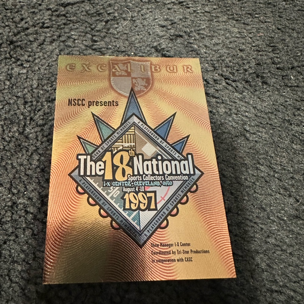 18th national sports collectors convention 1997 3 sets